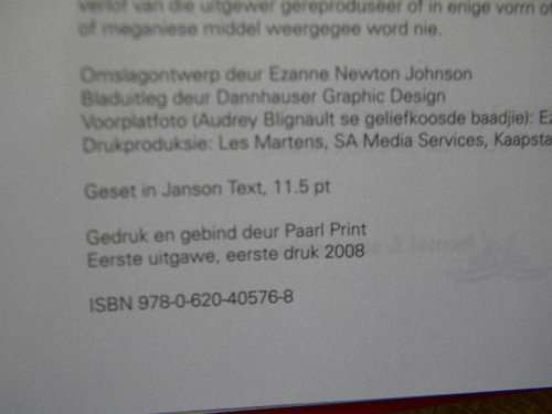 `N BLYWENDE VREUGDE  Briewe van Audrey Blignault  Samestellers L Fourie, M Brink, P Metelerkamp
