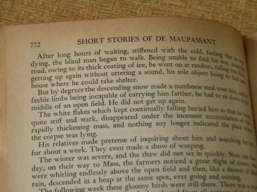 THE COMPLETE SHORT STORIES OF DE MAUPASSANT  1947 Edition
