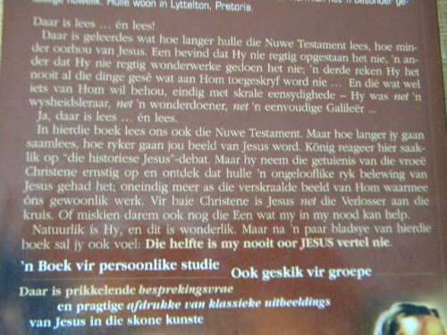 DIE HELFTE IS MY NOOIT OOR JESUS VERTEL NIE  deur Adrio Konig