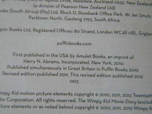 THE WIMPY KID Movie Diary by Jeff Kinney
