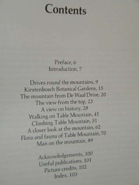 KNOW TABLE MOUNTAIN by John Kench
