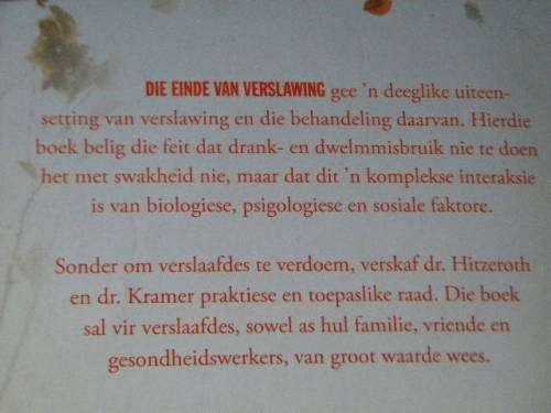 DIE EINDE VAN VERSLAWING  `n Volledige SA gids  deur Dr Volker Hitzeroth and Dr Liezl Kramer