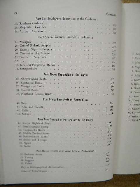 AFRICA  Its Peoples and Their Culture History  by George Peter Murdock