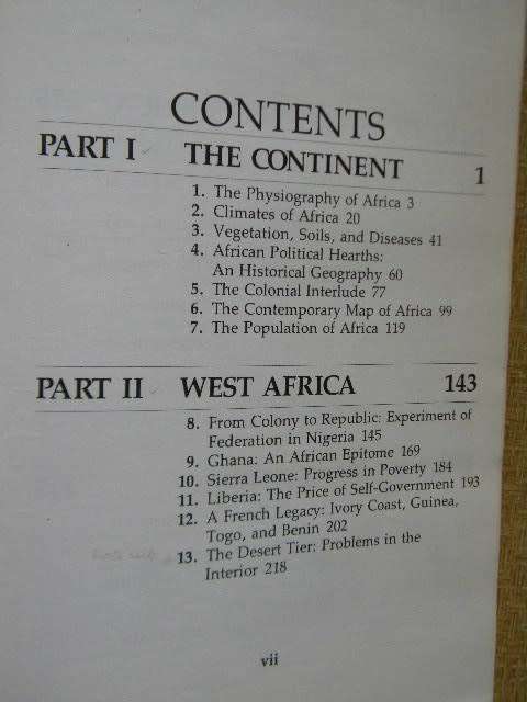 AFRICAN SURVEY  by Alan C.G. Best and Harm J. de Blij