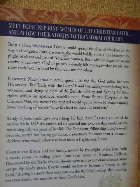 INSPIRING WOMEN OF FAITH: Ten Boom, Carmichael, Nightingale and Truth
