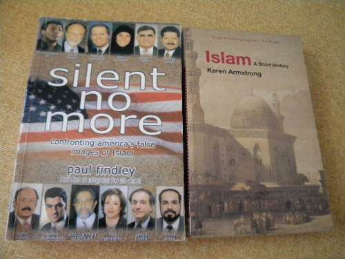 2 SOFTCOVERS: SILENT NO MORE  by Paul Finley  and  ISLAM (A Short History) by Karen Amstrong