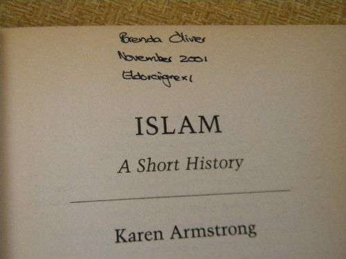 2 SOFTCOVERS: SILENT NO MORE  by Paul Finley  and  ISLAM (A Short History) by Karen Amstrong
