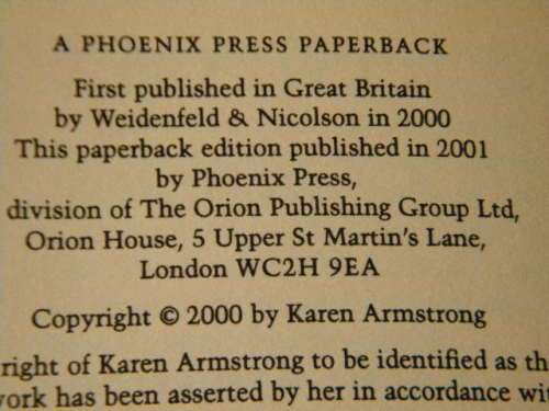 2 SOFTCOVERS: SILENT NO MORE  by Paul Finley  and  ISLAM (A Short History) by Karen Amstrong