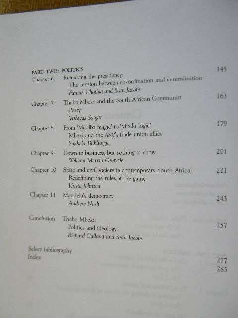THABO MBEKI`S WORLD  by Sean Jacobs and Richard Calland