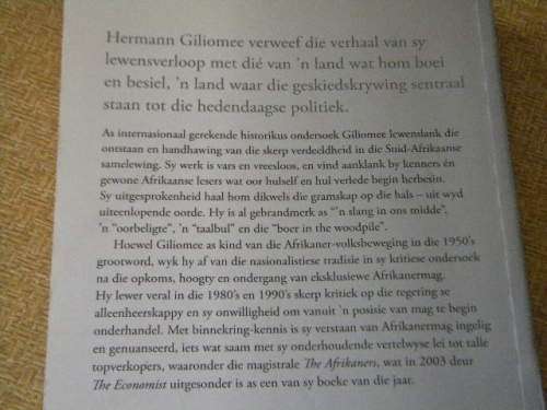 HERMANN GILIOMEE: HISTORIKUS  `n Outobiografie