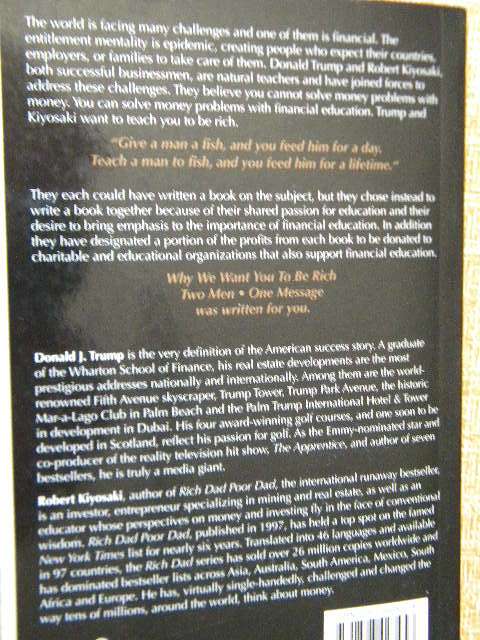 WHY WE WANT YOU TO BE RICH  by Meredith McIver and Sharon Lechter