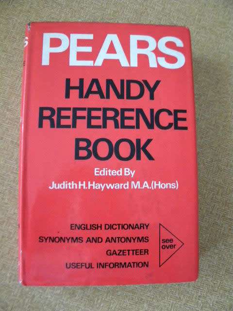 PEARS  HANDY REFERENCE BOOK  Edited by Judith H. Hayward