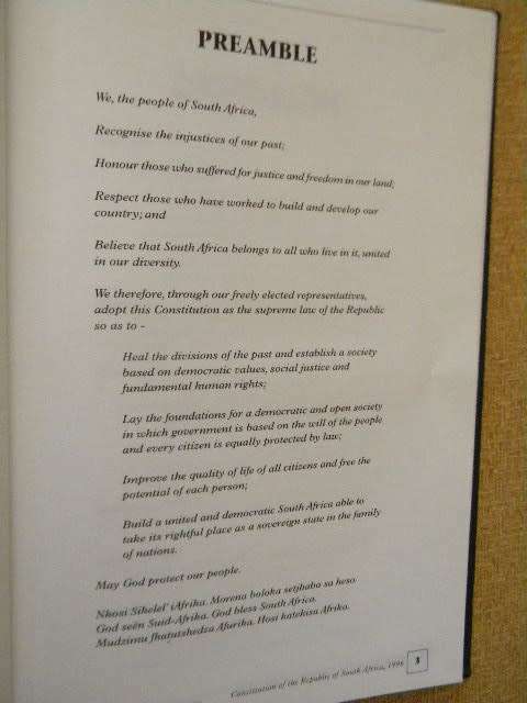 CONSTITUTIONAL ASSEMBLY  CONSTITUTION OF RSA,  8 May 1996