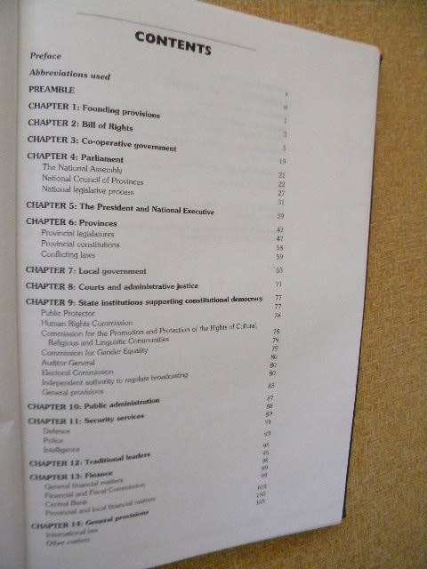 THE CONSTITUTION OF RSA, 1996  ANNOTATED VERSION