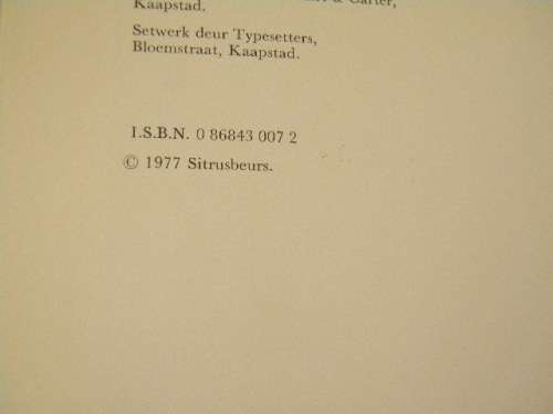 DIE GESK VAN SA SITRUSBEDRYF: OUTSPAN - DIE GOUE OES  deur A.P. Cartwright