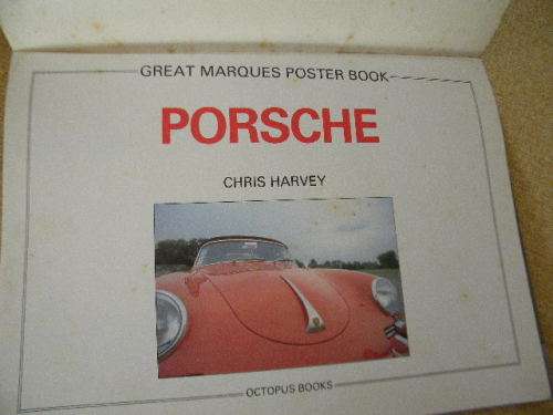 GREAT MARQUES POSTER BOOK: PORSCHE  by Chris Harvey