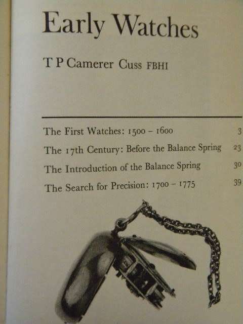 EARLY WATCHES  (Country Life Collectors` Guides)