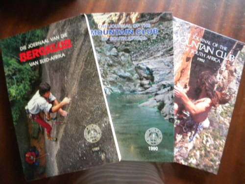 DIE JOERNAAL VAN DIE BERGKLUB VAN SUID-AFRIKA  (6 Boeke)