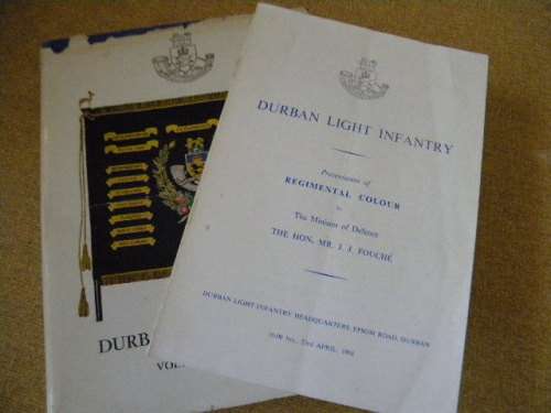 THE DURBAN LIGHT INFANTRY  Vol I 1854 - 1934 by Lieut.-Colonel  A.C. Martin
