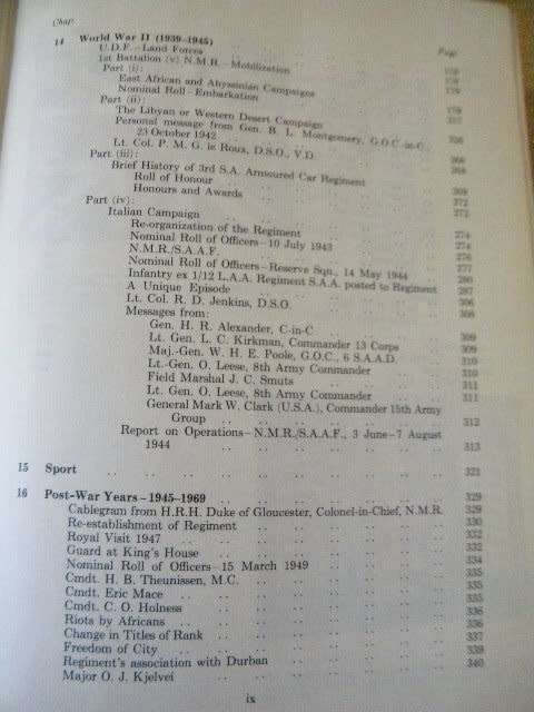 THE OFFICIAL NATAL MOUNTED RIFLES HISTORY by Eric Goetzsche