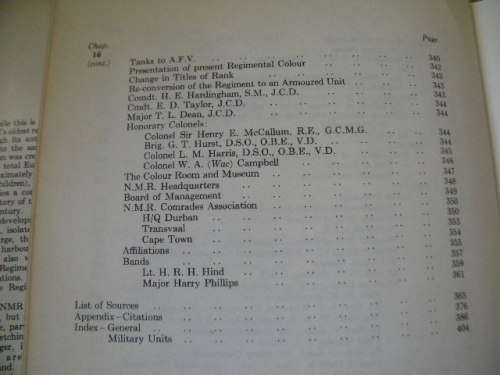 THE OFFICIAL NATAL MOUNTED RIFLES HISTORY by Eric Goetzsche