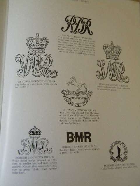 THE OFFICIAL NATAL MOUNTED RIFLES HISTORY by Eric Goetzsche