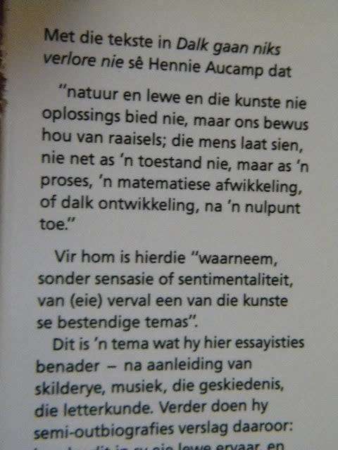 DALK GAAN NIKS VERLORE NIE deur Hennie Aucamp