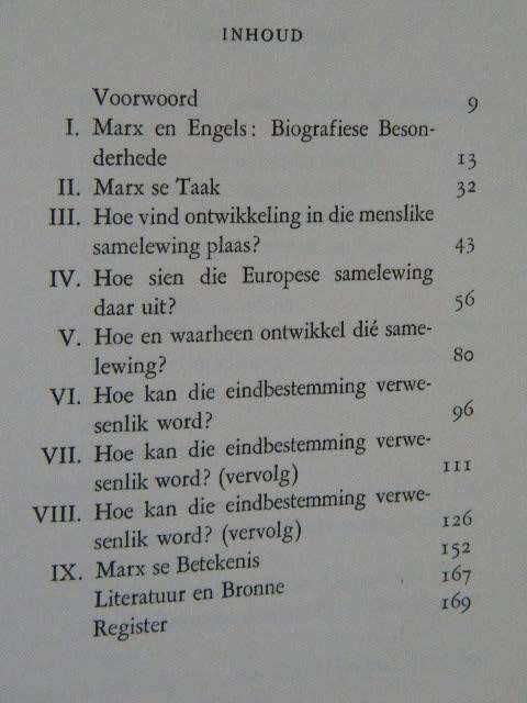 DIE KOMMUNISME  Deel 1 Die Klassieke Marxisme  deur D. J. Kotze