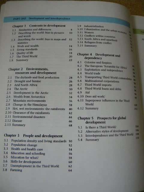 THE THIRD WORLD  Development and interdependence  by Rex Beddis