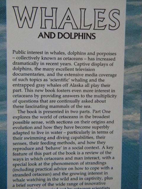 WHALES AND DOLPHINS  by Dr. Anthony R. Martin and international team of experts