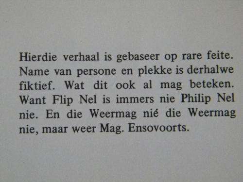 BLAASKANS - die beweging van Flip Nel  deur John Miles