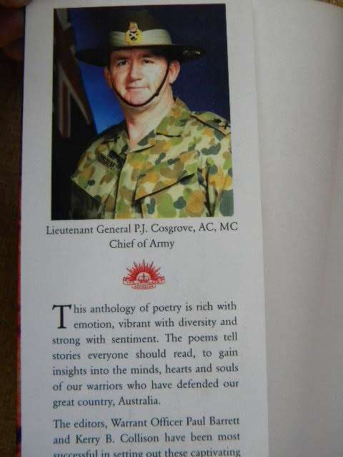 THE HAPPY WARRIOR  Compiled by Paul Barrett and Kerry B. Collison  (Military Poetry)