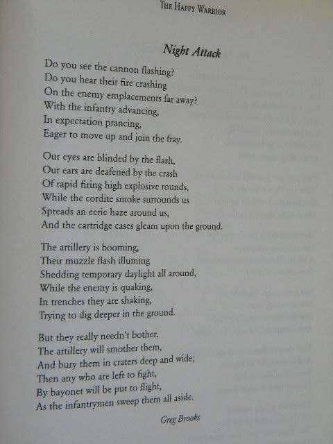 THE HAPPY WARRIOR  Compiled by Paul Barrett and Kerry B. Collison  (Military Poetry)