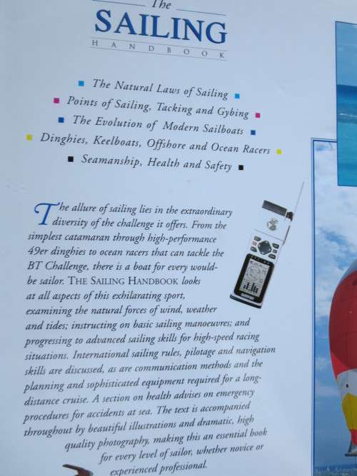 THE SAILING HANDBOOK by Dave Cox