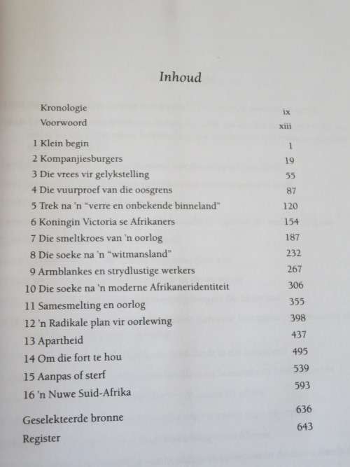 DIE AFRIKANERS  deur Hermann Giliomee  (`n Biografie)