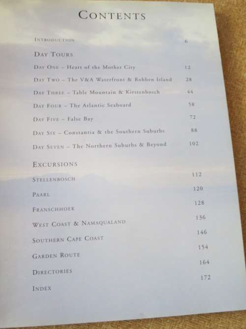 SEVEN DAYS IN CAPE TOWN  by Sean Fraser