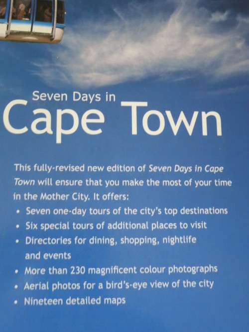 SEVEN DAYS IN CAPE TOWN  by Sean Fraser