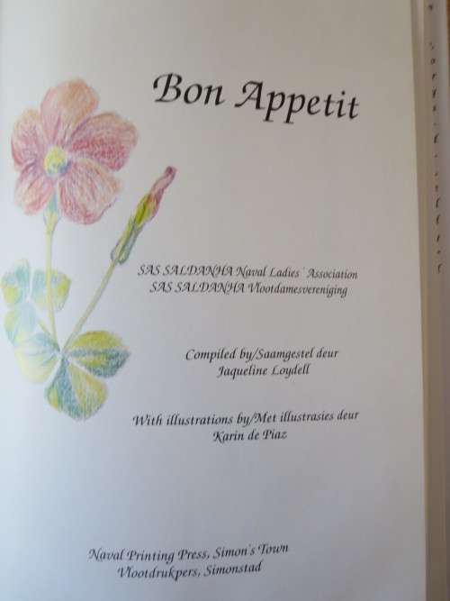 BON APPETIT Compiled/Saamgestel by/deur Jaqueline Loydell  (Collectable recipe book)