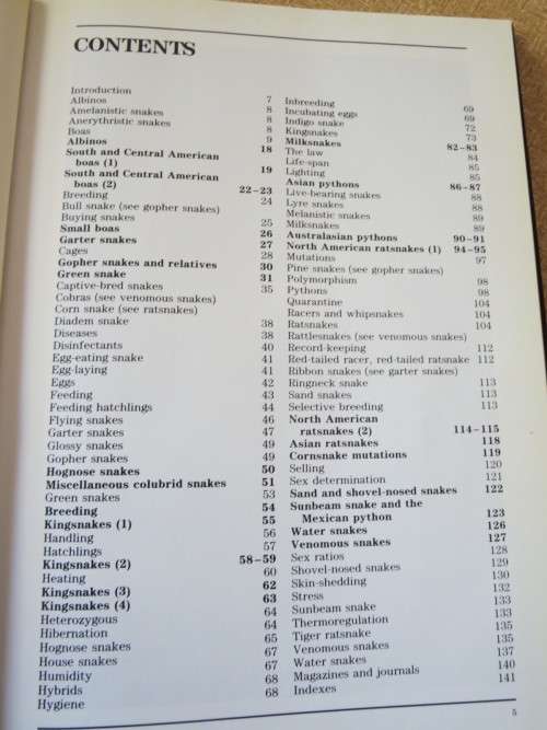 A - Z OF SNAKE-KEEPING  by Chris Mattison