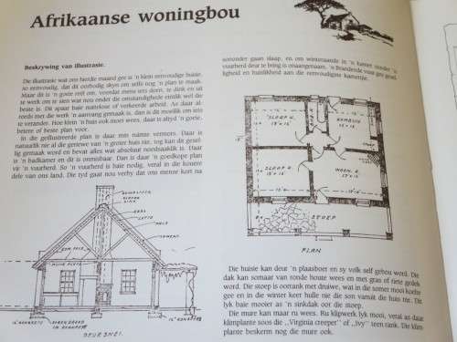 DIE AFRIKAANSE WONING deur Roger Fisher and Schalk le Roux Herdrukke uit Die Boervrou 1919-1931