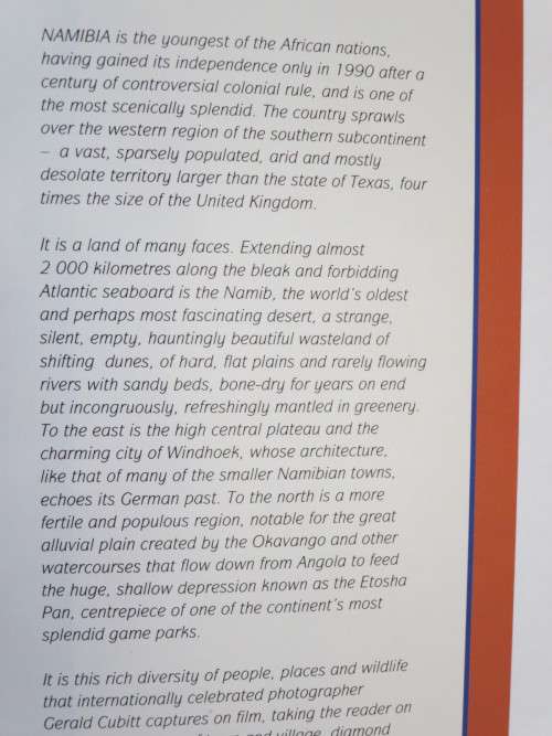THIS IS NAMIBIA  by Gerald Cubitt and Peter Joyce