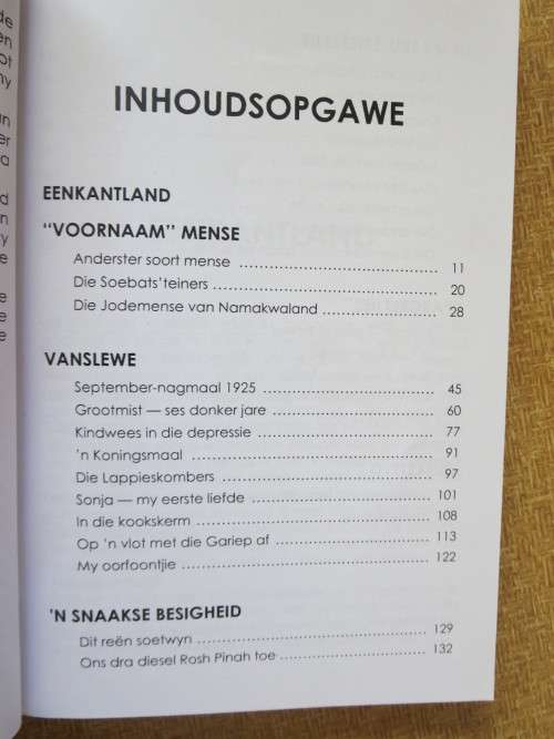 NAMAKWALAND, MY HARTLAND  Memories en mymerings  deur Theunis Uys