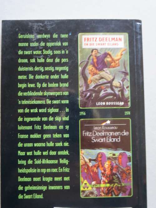 FRITZ DEELMAN EN DIE SWART EILAND  deur Leon Rousseau  (Nr 8 in Fritz Deelman-reeks)