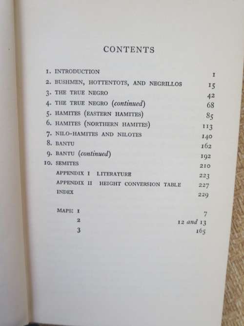RACES OF AFRICA by Seligman