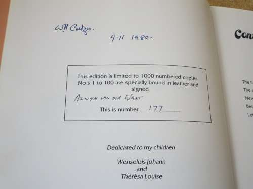 W H COETZER 80  The autobiography of WH Coetzer