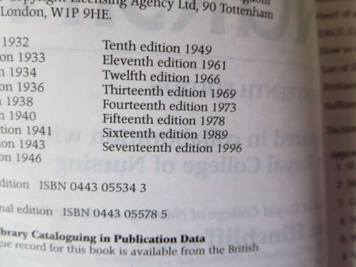 CHURCHILL LIVINGSTONE`S DICTIONARY OF NURSING  by Christine Hancock