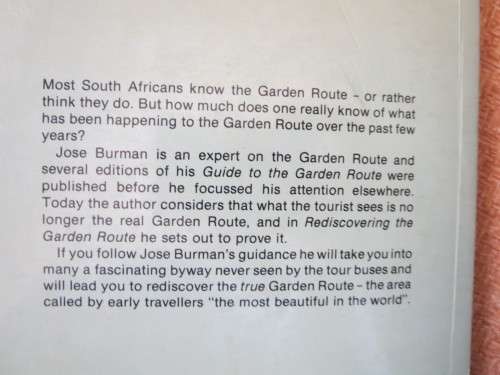 REDISCOVERING THE GARDEN ROUTE by Jose Burman