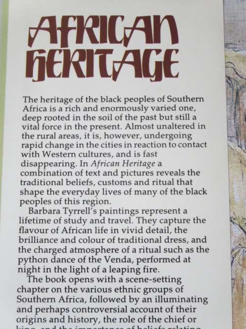AFRICAN  HERITAGE  by Barbara Tyrrell and Peter Jurgens
