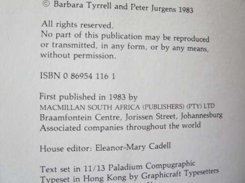 AFRICAN  HERITAGE  by Barbara Tyrrell and Peter Jurgens
