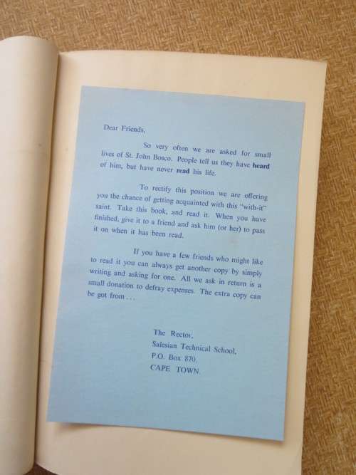 DON BOSCO by Lancelot C. Sheppard and DON BOSCO`S MOTHER  by Marieli and Rita Benziger